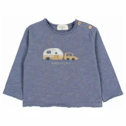 Outlet Búho T-shirt Adventure Coton Bio | Bleu gris