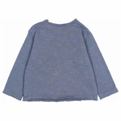Outlet Búho T-shirt Adventure Coton Bio | Bleu gris
