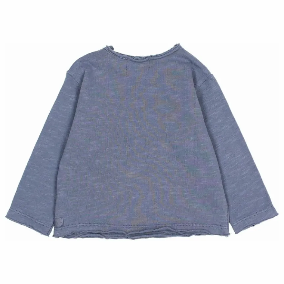 Outlet Búho T-shirt Adventure Coton Bio | Bleu gris