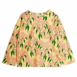 Sale Mini Rodini T-shirt Alpine Fleuri | Jaune
