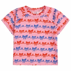 Sale Bobo Choses T-Shirt Anti UV Matière Recyclée Rubans | Rose