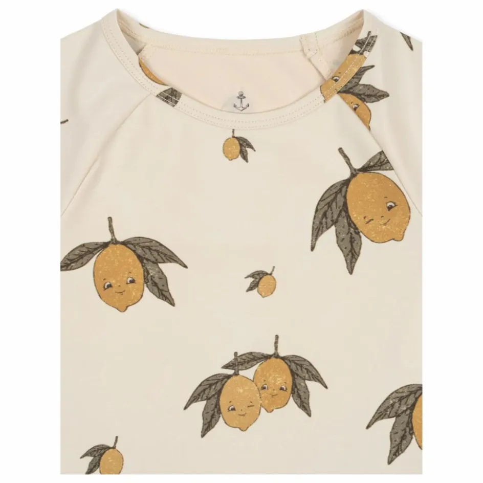 Konges Sløjd T-Shirt Anti-UV Aster Citron Fibres Recyclées ||Enfant Maillots De Bain|Maillots De Bain