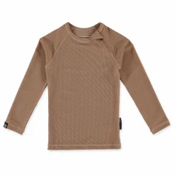 Clearance Beach & Bandits T-Shirt Anti-UV Côtelé | Marron