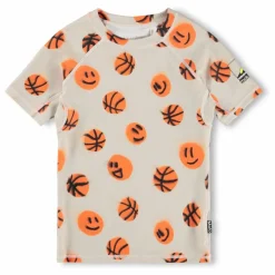 New T-shirt Anti-UV Neptune Basketballs Fibres Recyclées | Enfant Maillots De Bain