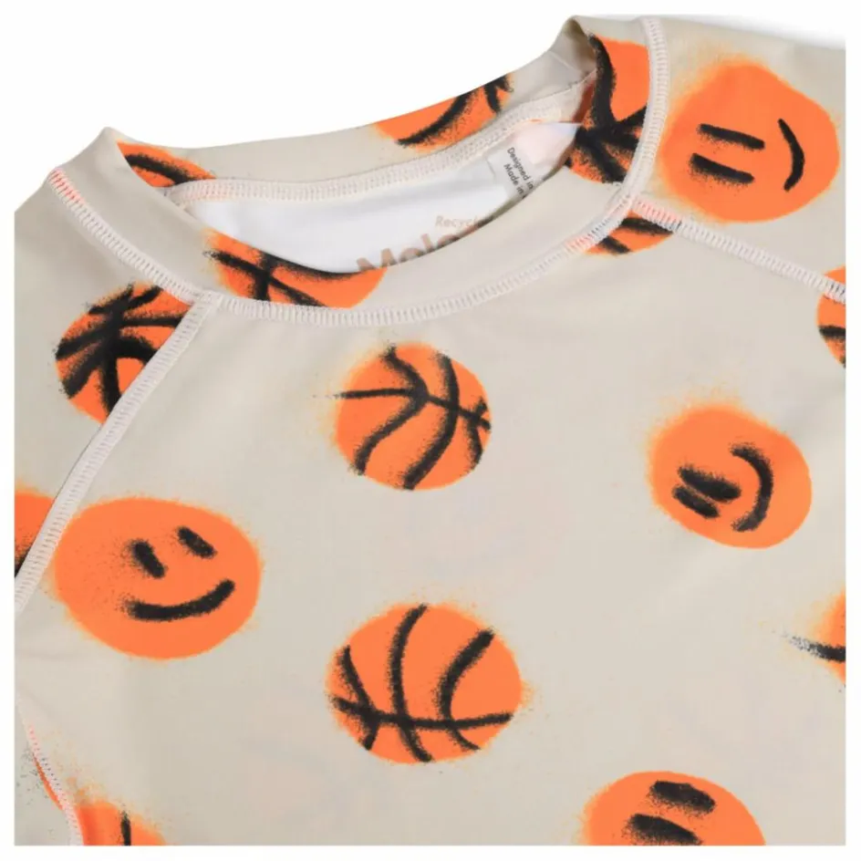 New T-shirt Anti-UV Neptune Basketballs Fibres Recyclées | Enfant Maillots De Bain