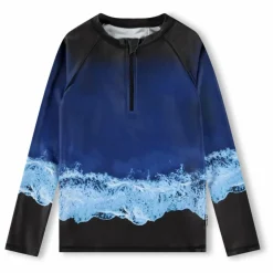 Enfant Molo Maillots De Bain|Maillots De Bain*T-shirt Anti-UV Noble Vagues Fibres Recyclées |