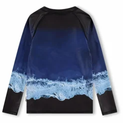 Enfant Molo Maillots De Bain|Maillots De Bain*T-shirt Anti-UV Noble Vagues Fibres Recyclées |