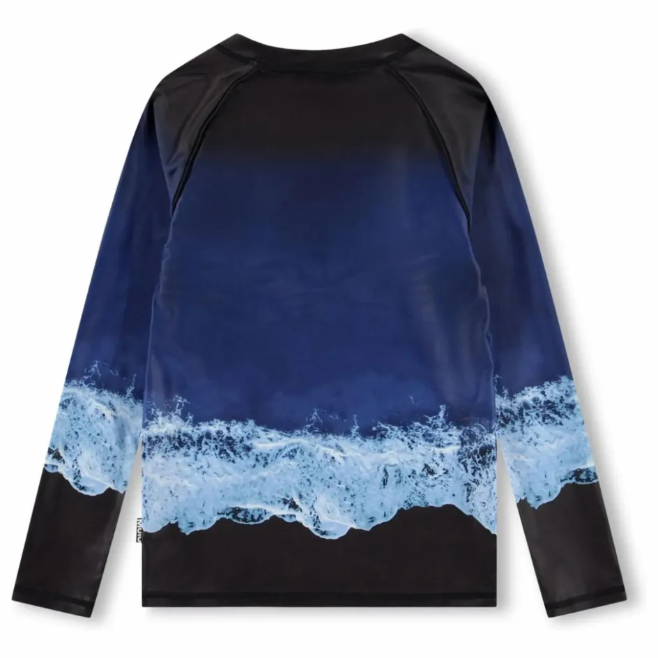 Enfant Molo Maillots De Bain|Maillots De Bain*T-shirt Anti-UV Noble Vagues Fibres Recyclées |
