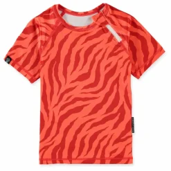 Online Beach & Bandits T-Shirt Anti-UV Stripes of Love | Rouge