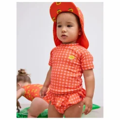 Hot Bobo Choses T-Shirt Anti-UV Vichy Fibres Recyclées | Corail