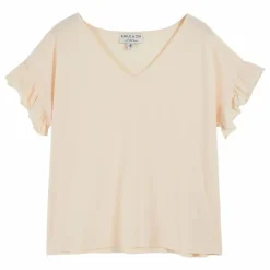 Online Emile et Ida T-shirt Babio Coton Bio | Crème