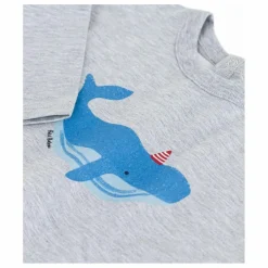 Sale Petit Bateau T-shirt Baleine | Gris