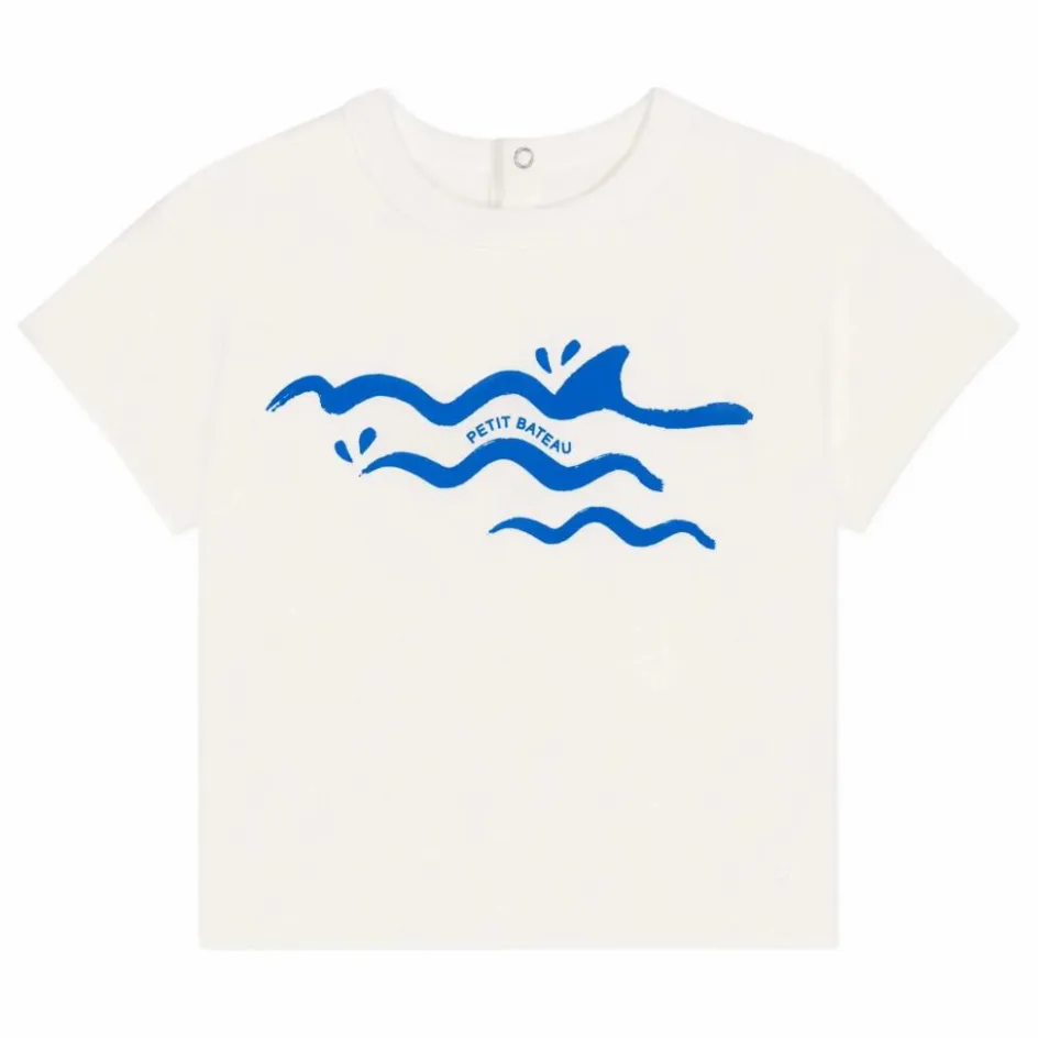 Petit Bateau T-Shirts, Chemises|Blouses, T-Shirts*T-Shirt Barlay Requin Coton Bio |