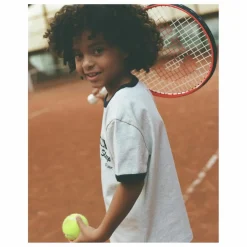 Sale Sporty & Rich T-shirt Be Nice Coton Recyclé | Gris