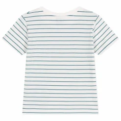 Petit Bateau T-Shirt Biru Coton Bio ||Enfant T-Shirts, Chemises