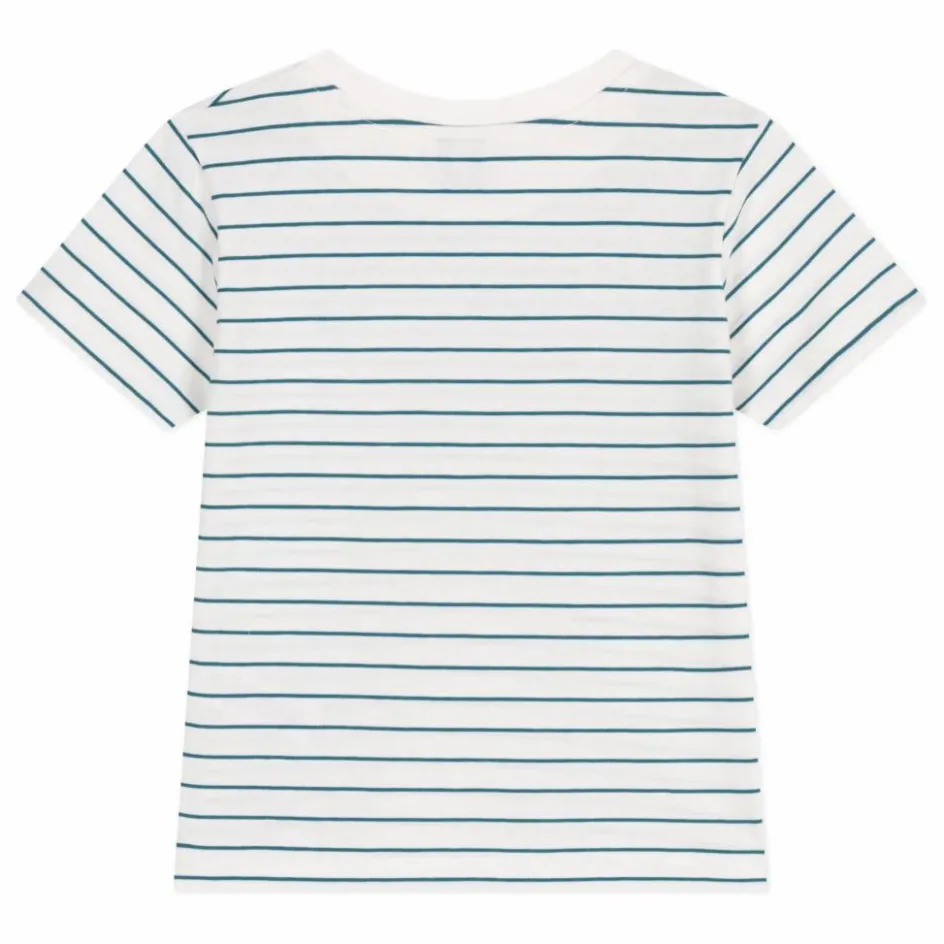 Petit Bateau T-Shirt Biru Coton Bio ||Enfant T-Shirts, Chemises