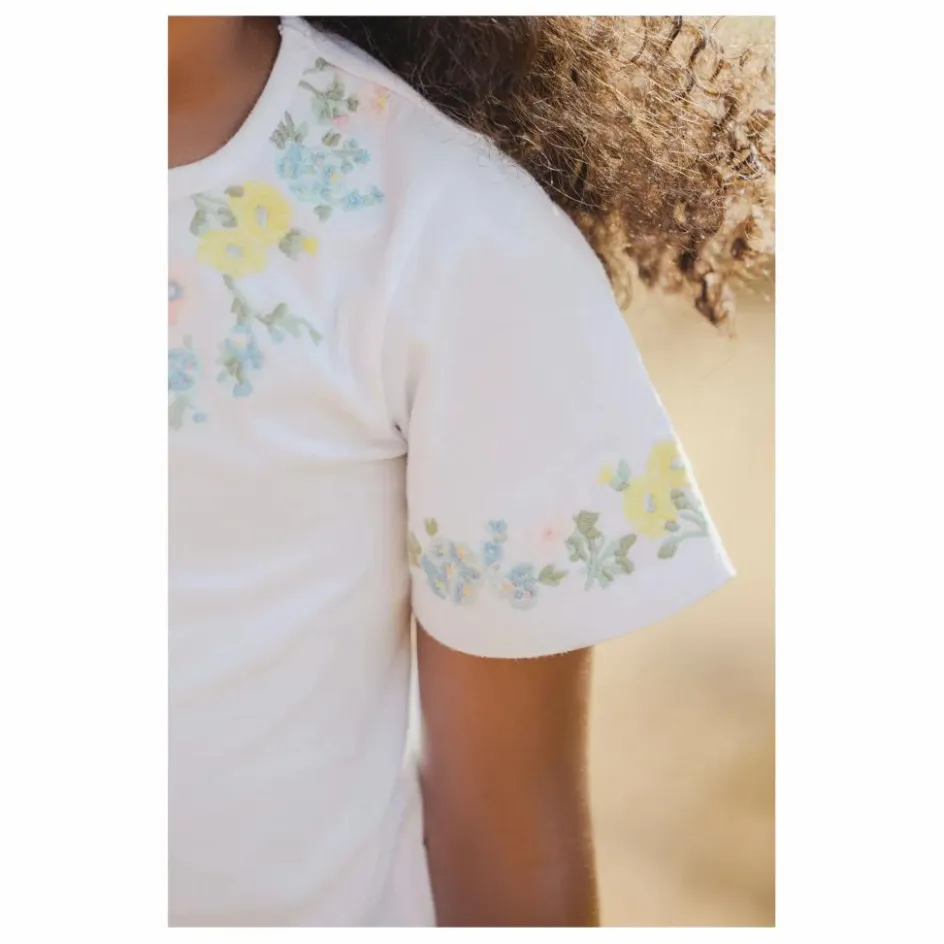 Hot Tartine et Chocolat T-shirt Brodé | Blanc