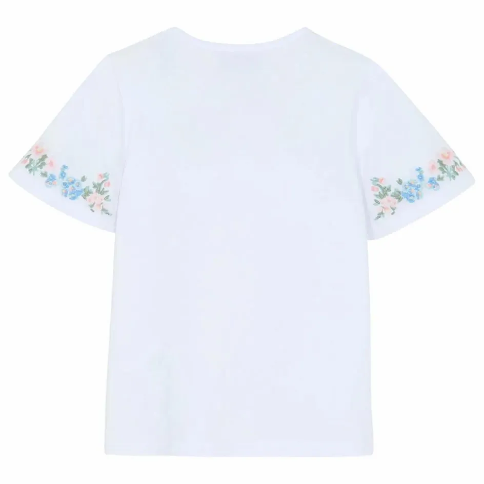 Hot Tartine et Chocolat T-shirt Brodé | Blanc