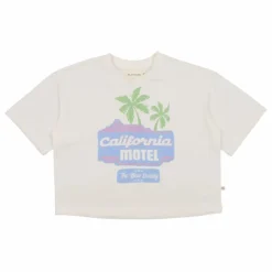Online the new society T-Shirt California Motel | Blanc