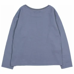 Outlet Búho T-shirt Car Coton Bio | Bleu gris