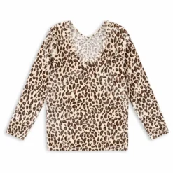 Enfant Konges Sløjd Blouses, T-Shirts*T-shirt Carlito Léopard Velours Fibres Recyclées |