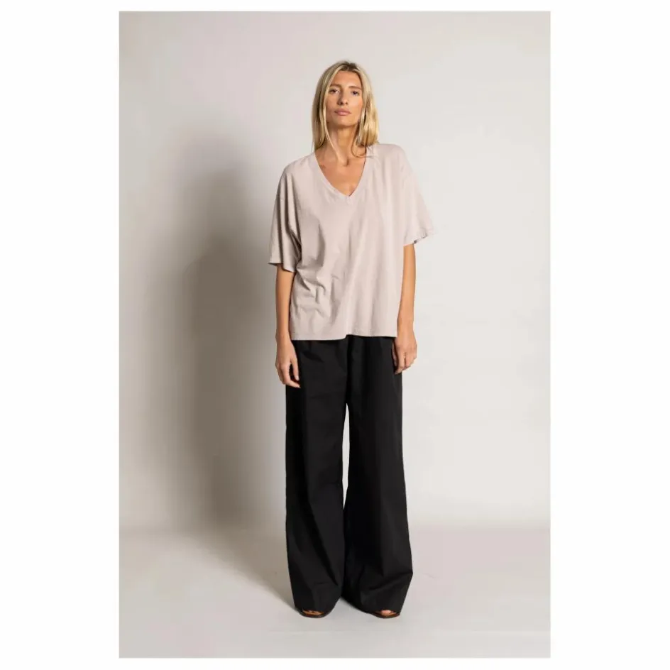 Online Smallable Woman T-shirt Cloud Coton Bio | Mastic