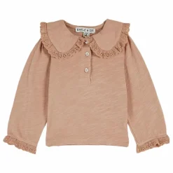 Emile et Ida T-shirt Col Boutonné || Blouses, T-Shirts