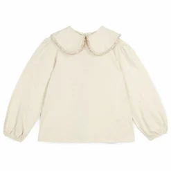 Enfant Mipounet Blouses, T-Shirts|Blouses, T-Shirts*T-shirt Col Claudine Alba Coton Bio |