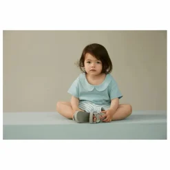 Outlet Gray Label T-shirt Col Claudine Coton Bio | Bleu ciel