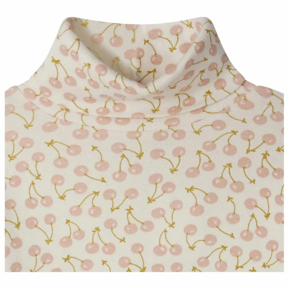 Bonpoint T-shirt Col Roulé Tahiti Cerises Coton Bio ||Enfant Blouses, T-Shirts|Blouses, T-Shirts