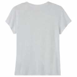 Discount American Vintage T-shirt Col U Jacksonville | Blanc
