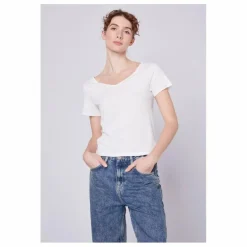 American Vintage T-shirt Col V Aksun ||Femme Tee-Shirts, Polos
