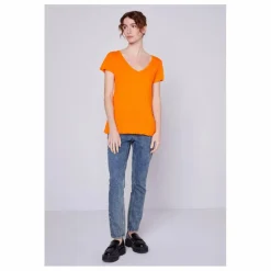 Femme American Vintage Tee-Shirts, Polos*T-shirt Col V Jacksonville |