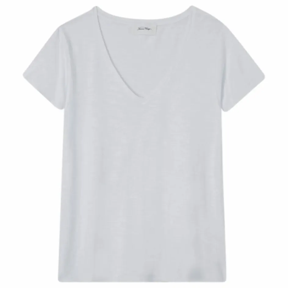 American Vintage T-shirt Col V Jacksonville ||Femme Tee-Shirts, Polos