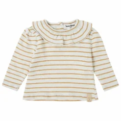 Tocoto Vintage T-Shirt Col Volant Marinière || Blouses, T-Shirts