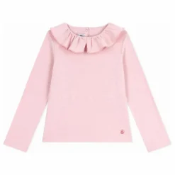 Enfant Petit Bateau Blouses, T-Shirts*T-shirt Col Volants Coton Bio |