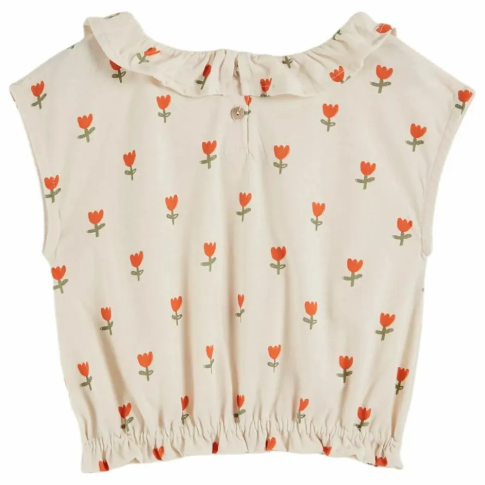 Emile et Ida T-Shirt Collerette Grande Tulipe ||Enfant Blouses, T-Shirts