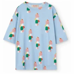 Online The Animals Observatory T-shirt Collie Coton Bio | Bleu ciel