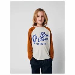 Online Bobo Choses T-shirt Colorblock Coton Bio | Gris chiné