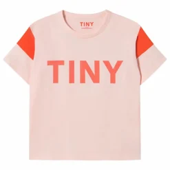Best Tinycottons T-shirt Colorblock Coton Bio | Rose pâle