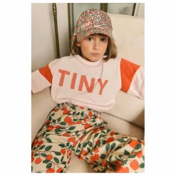 Best Tinycottons T-shirt Colorblock Coton Bio | Rose pâle
