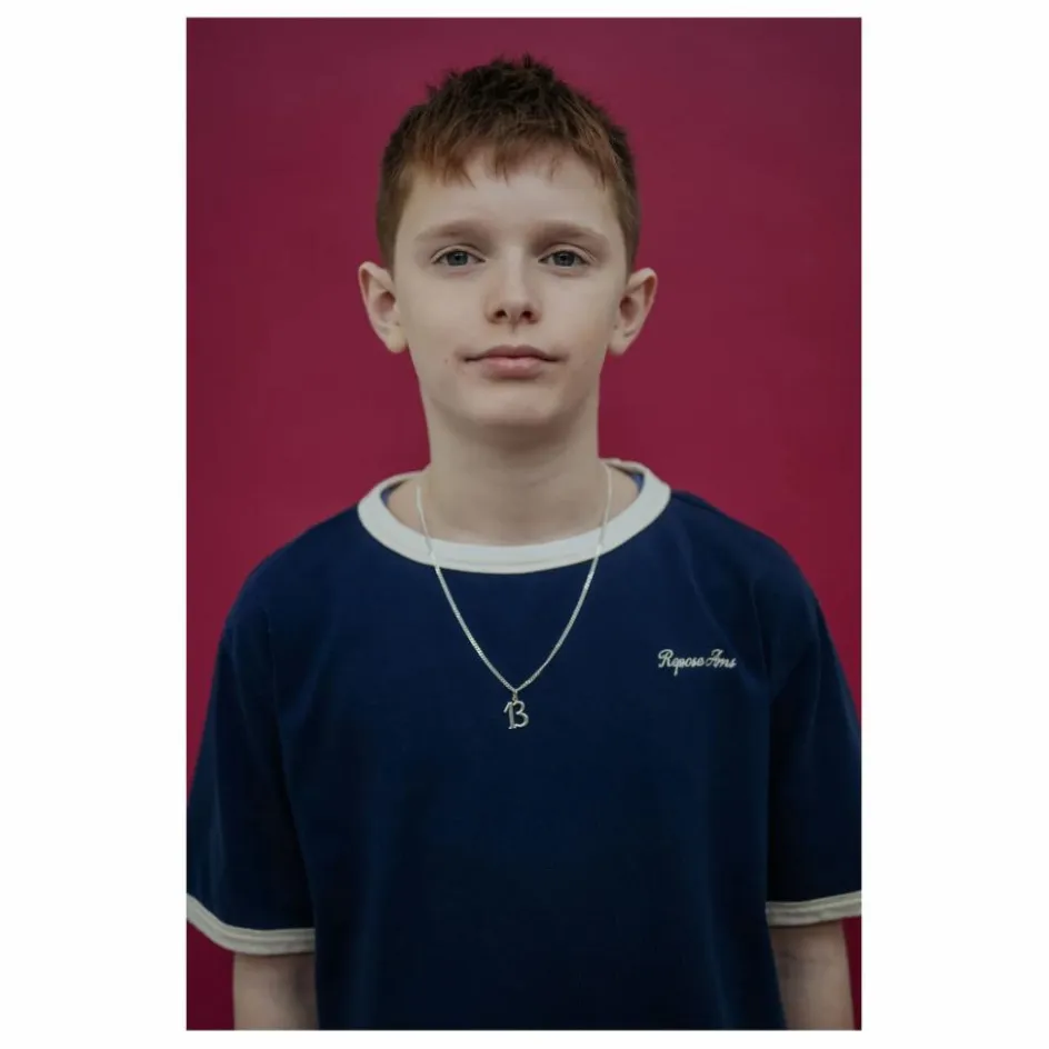 Sale Repose AMS T-shirt Coton Bio | Bleu marine