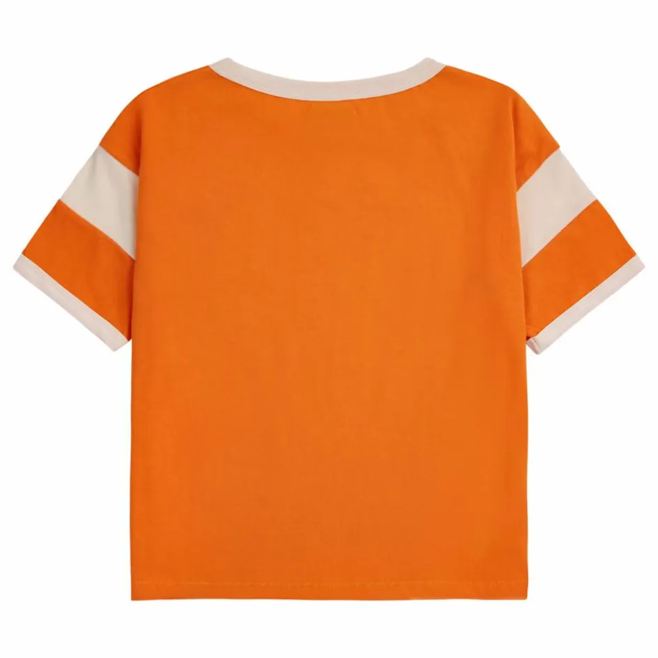 Online Bobo Choses T-Shirt Coton Bio Bicolore | Orange