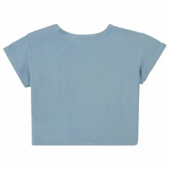 the new society T-Shirt Coton Bio Olivia | Bleu