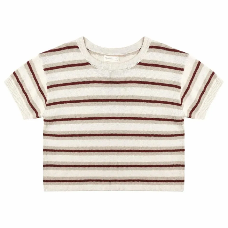 Online T-shirt Crop Top Maille | Enfant Blouses, T-Shirts|Blouses, T-Shirts