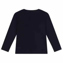 Sale Petit Bateau T-shirt Côte Uni | Bleu marine