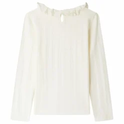 Hot Bonpoint T-shirt Côtelé Bess Coton Bio | Ecru