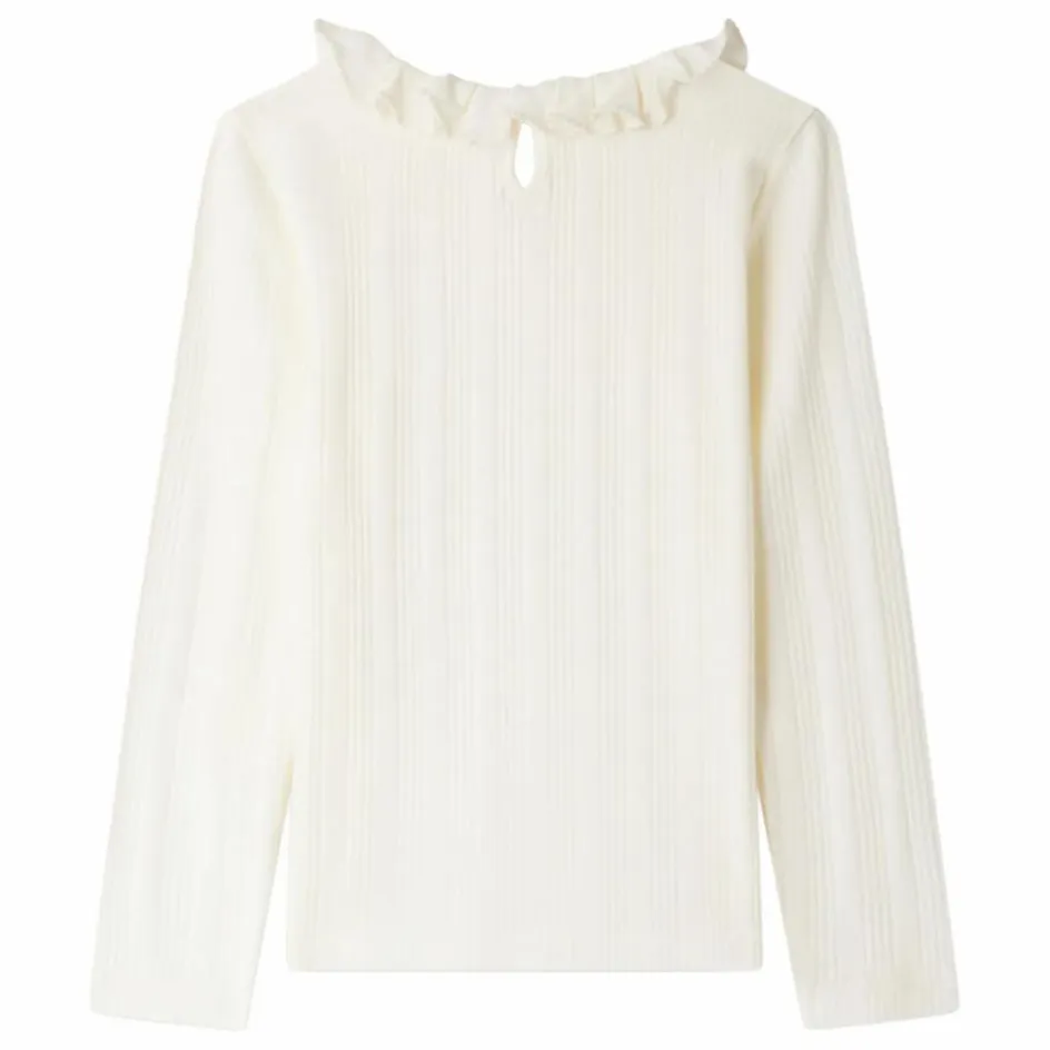 Hot Bonpoint T-shirt Côtelé Bess Coton Bio | Ecru