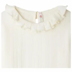 Hot Bonpoint T-shirt Côtelé Bess Coton Bio | Ecru
