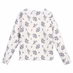 Best T-shirt Côtelé Fleuri | Enfant Blouses, T-Shirts|Blouses, T-Shirts